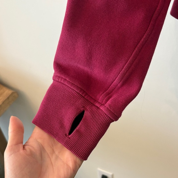Lululemon Berry Half-Zip Hooded Pullover - Picture 7 of 8